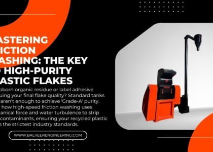 Mastering Friction Washing: The Key to High-Purity Plastic Flakes