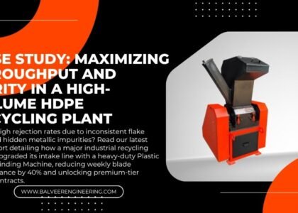 Case Study: Maximizing Throughput and Purity in a High-Volume HDPE Recycling Plant